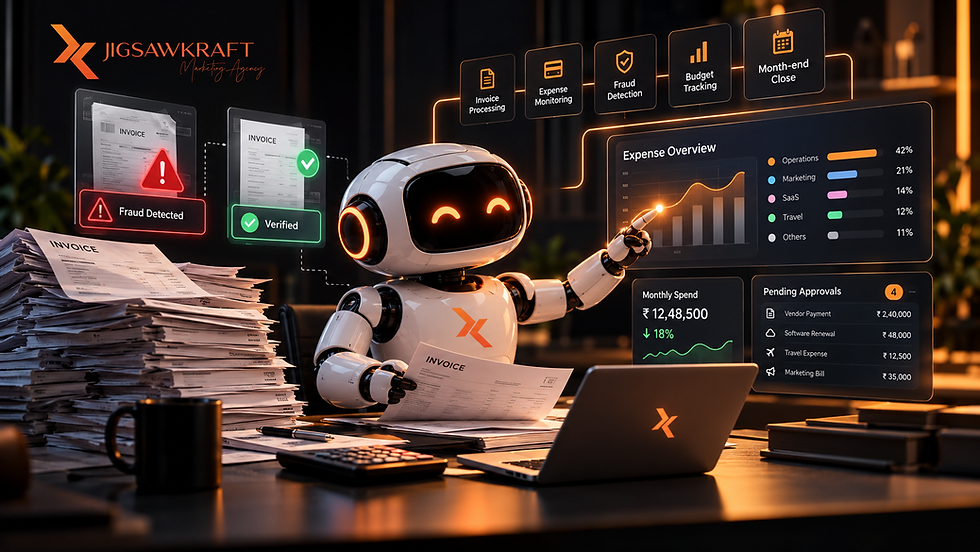 Agentic AI for finance and expense monitoring: the 2026 cost-per-invoice math, the AI-receipt fraud arms race, the 7 agents worth building, guardrails, and a 30-day rollout for lean finance teams.