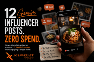 Food Influencer Marketing: How a NJ Restaurant Got 12 Genuine Posts Without Paying a Single Dollar
