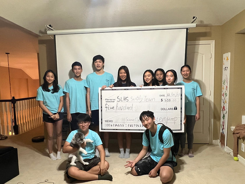 slhs 500 dollars donation.
