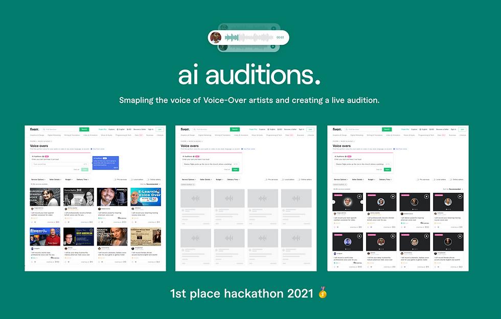 AI Audiotions hackathon