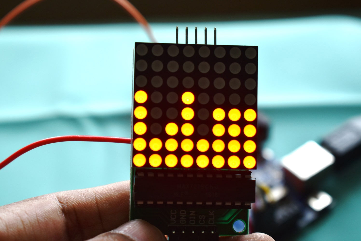 Arduino Based Fire alarm using dot matrix display