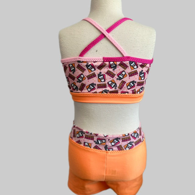 Thumbnail: “Dunkin’ Donuts” themed two piece set, child size 10