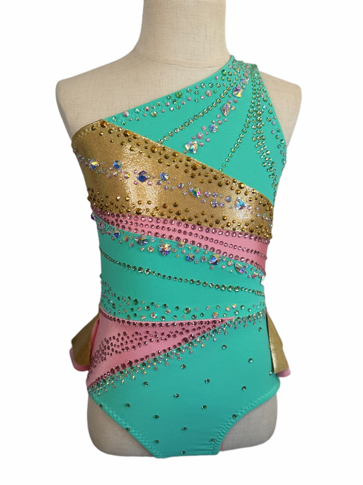 “Sweet Swirl” jazz solo costume, child size 5T