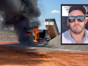 Motorista morre eletrocutado após caminhão encostar em rede elétrica