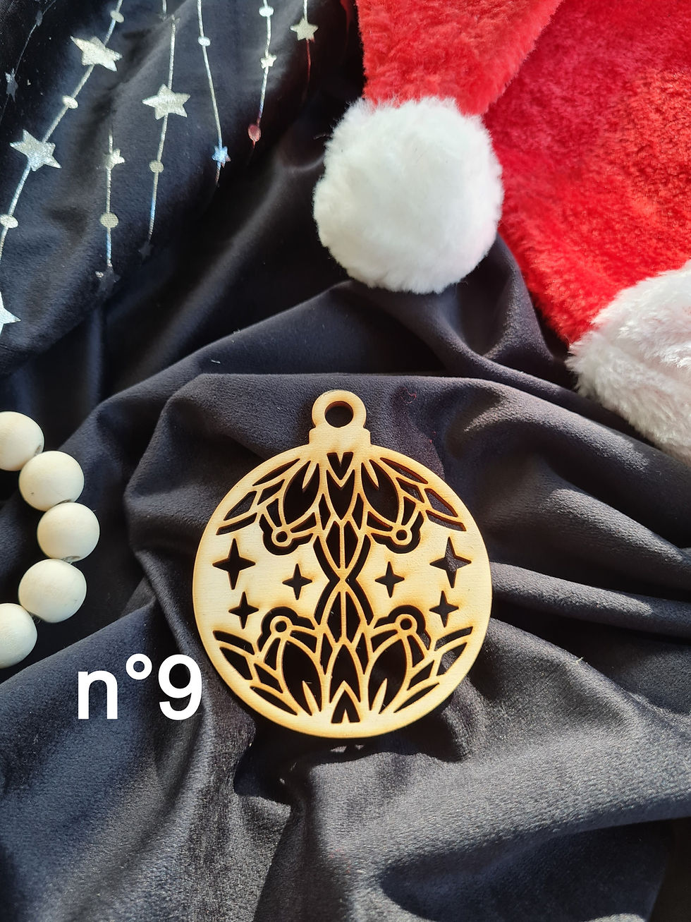 Thumbnail: Décoration de Noël en bois, n°9