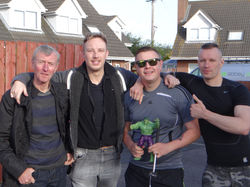 Lads picking Andy up