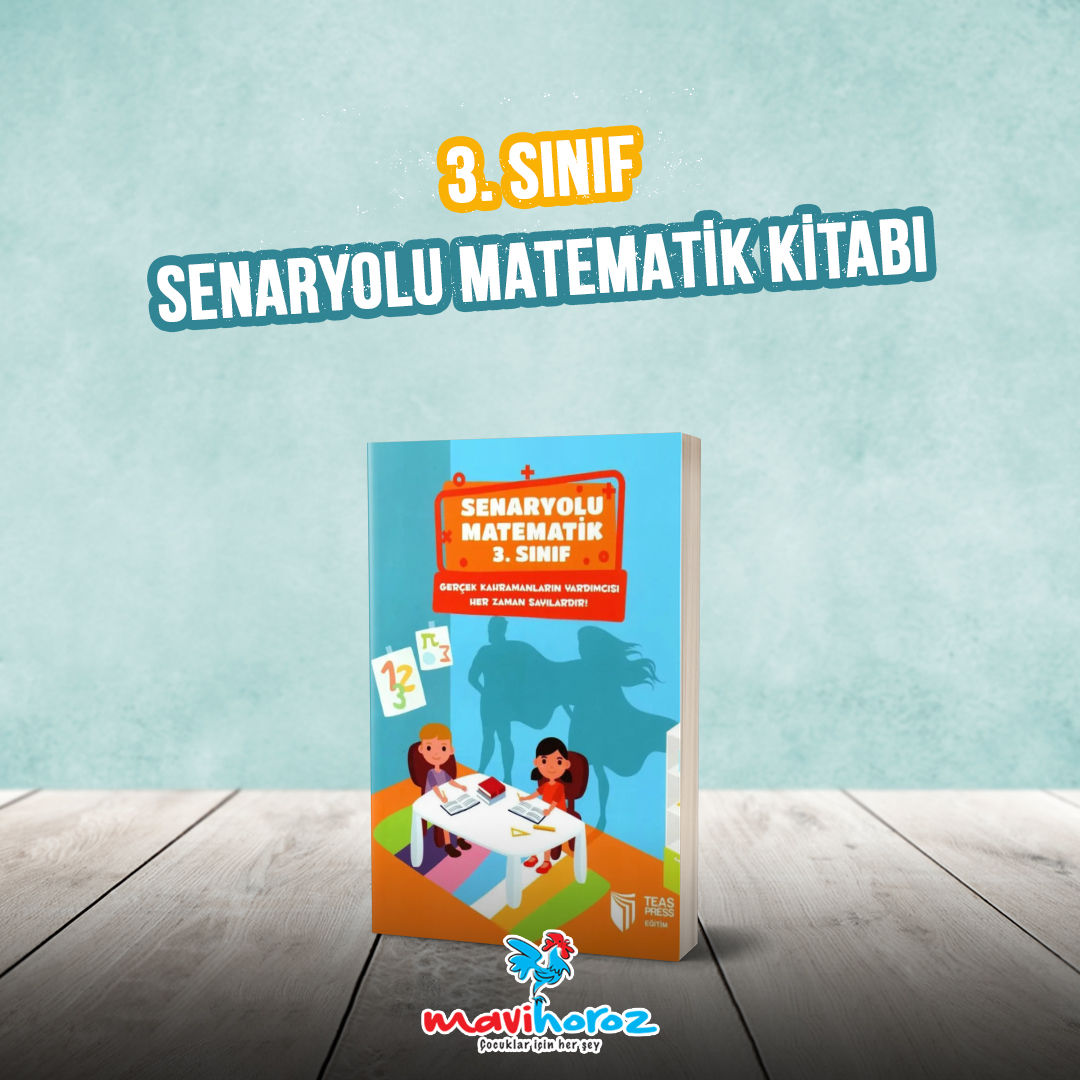 mavihoroz.com 3. sınıf senaryolu matematik kitabı