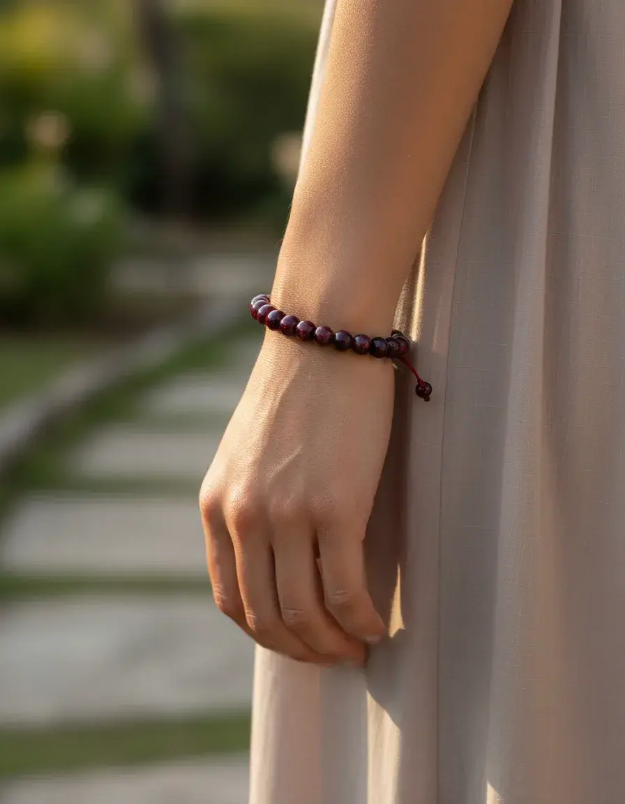 Thumbnail: Pulsera Granate 100% Natural | Impulso y dejar atrás lo que te detiene |