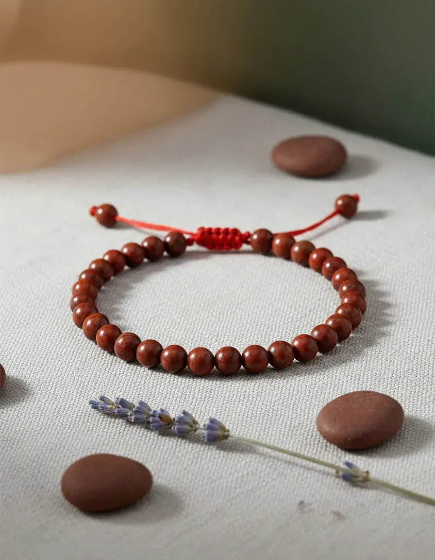 Pulsera Jaspe Rojo 100% Natural | Pasión, Atracción y Sanación Interior |