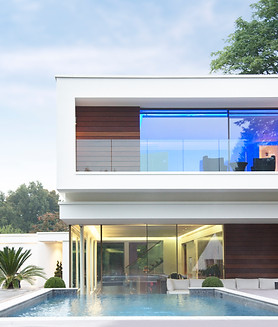 Modern huis met een zwembad