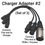 Thumbnail: Charger Adapters  #2 for Ebikes & Scooters.
For Single plug 5.5×2.1 mm Connector