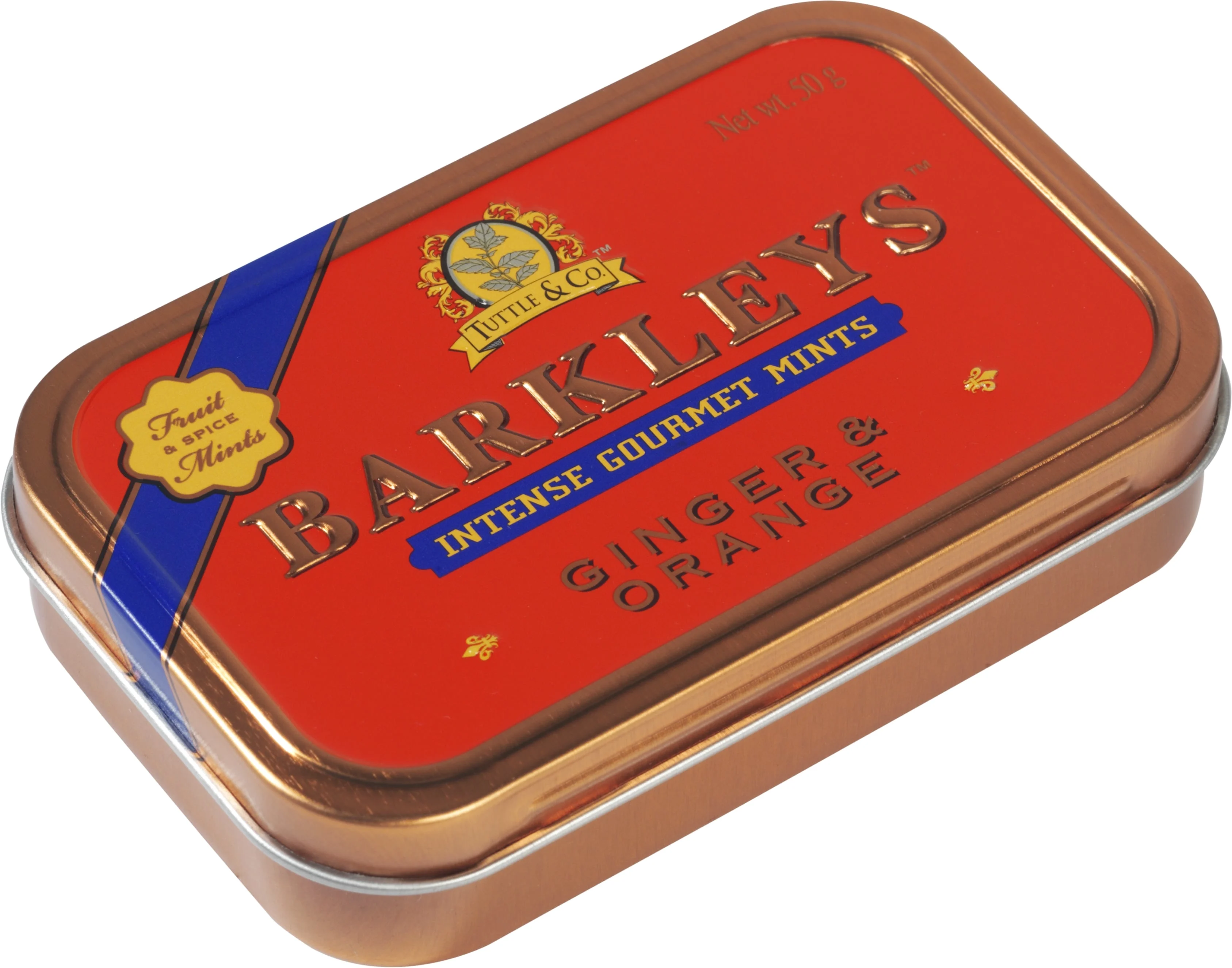 BARKLEYS GOURMET MINTS 50gr - GINGER & ORANGE