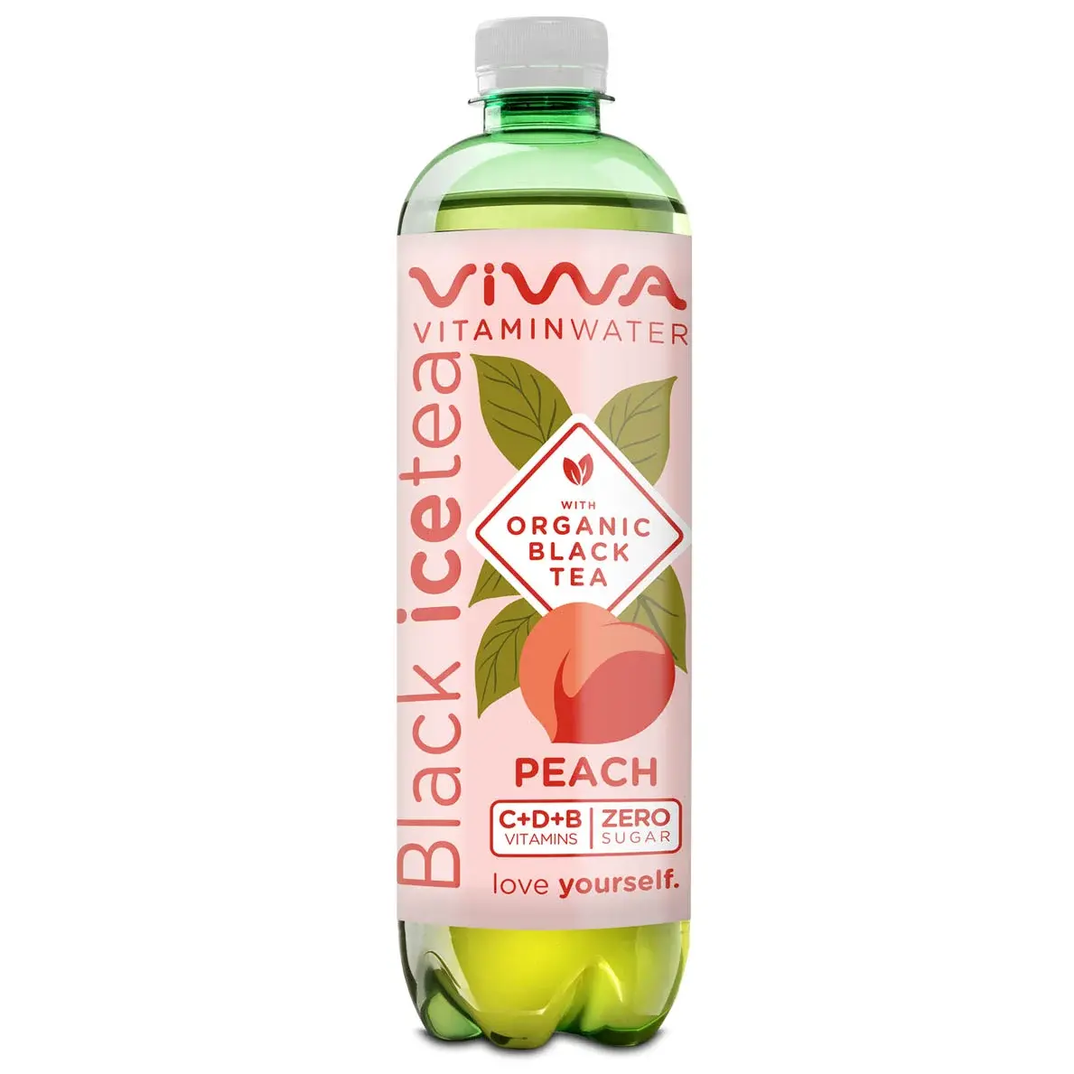 VIWA VITAMIN WATER - PEACH ORGANIC BLACK TEA 0.6ml