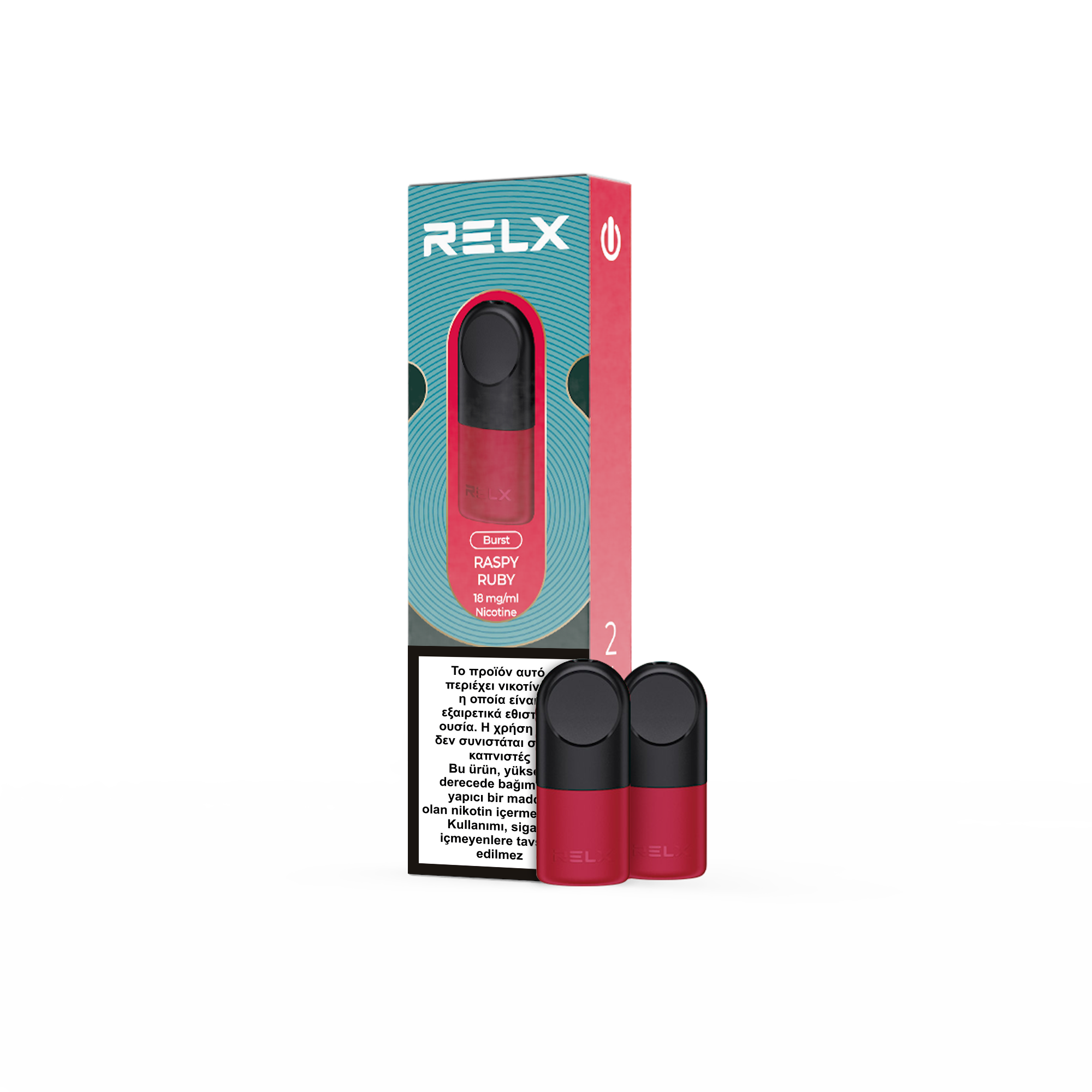 RELX Pod Raspy Ruby