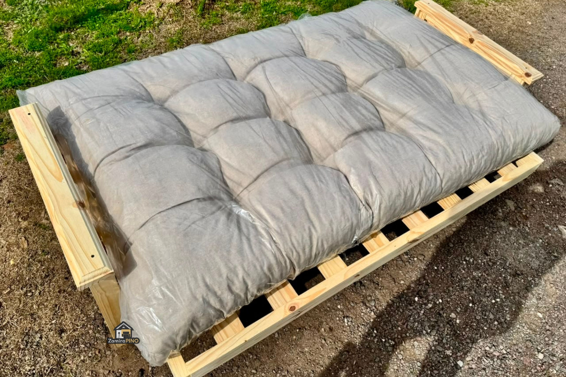 Colchón Futon Tela (3 cuerpos)