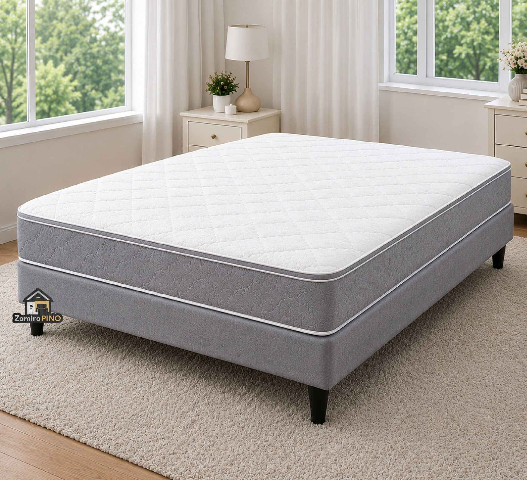 Conjunto Sommier 1.40 - Perla