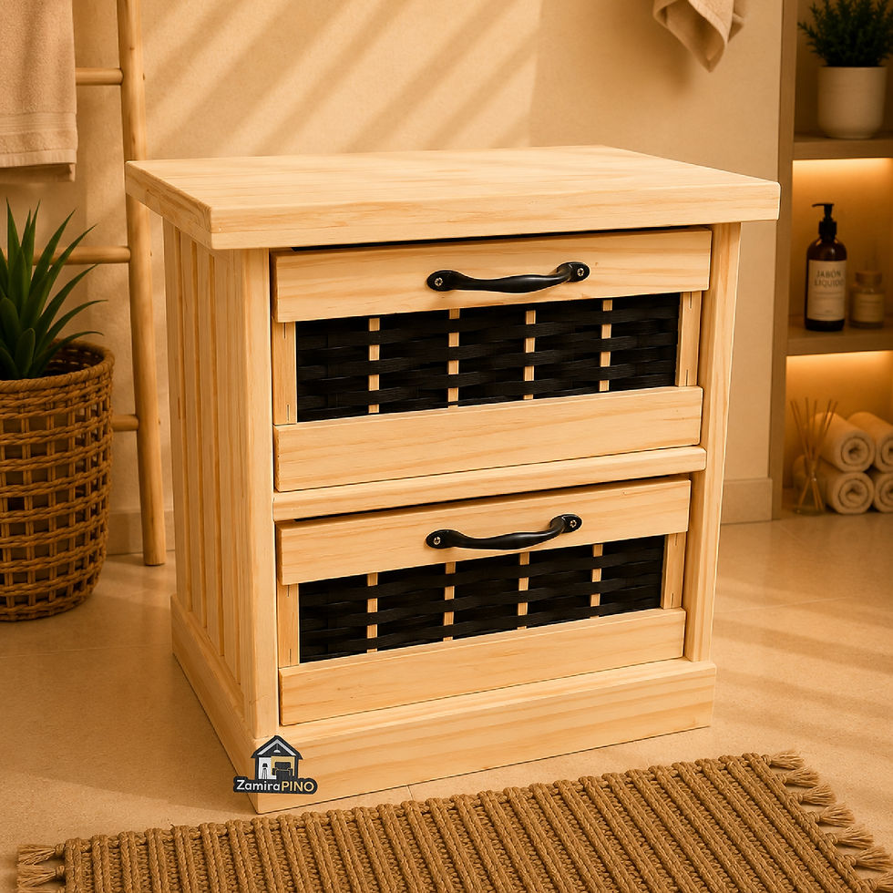 Miniatura: Organizador Mimbre x2 Varillado