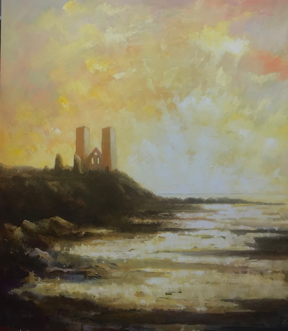 Golden hour Reculver