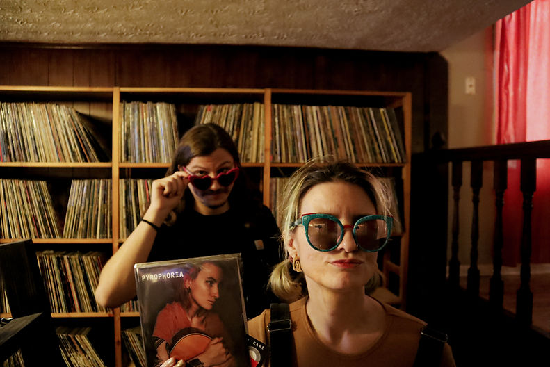 Pyrophoria and her Vinyl with Heaven's Lathe "The Goodest and The Worst"