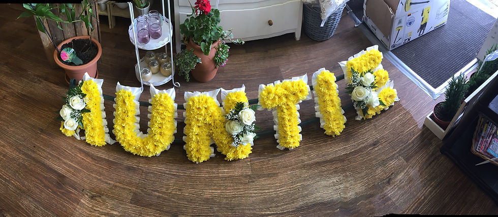 Thumbnail: Bespoke coloured letters