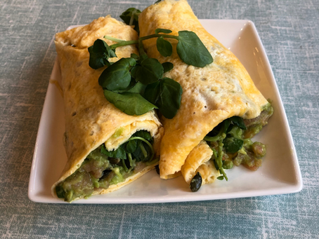 Salmon and Egg Wrap