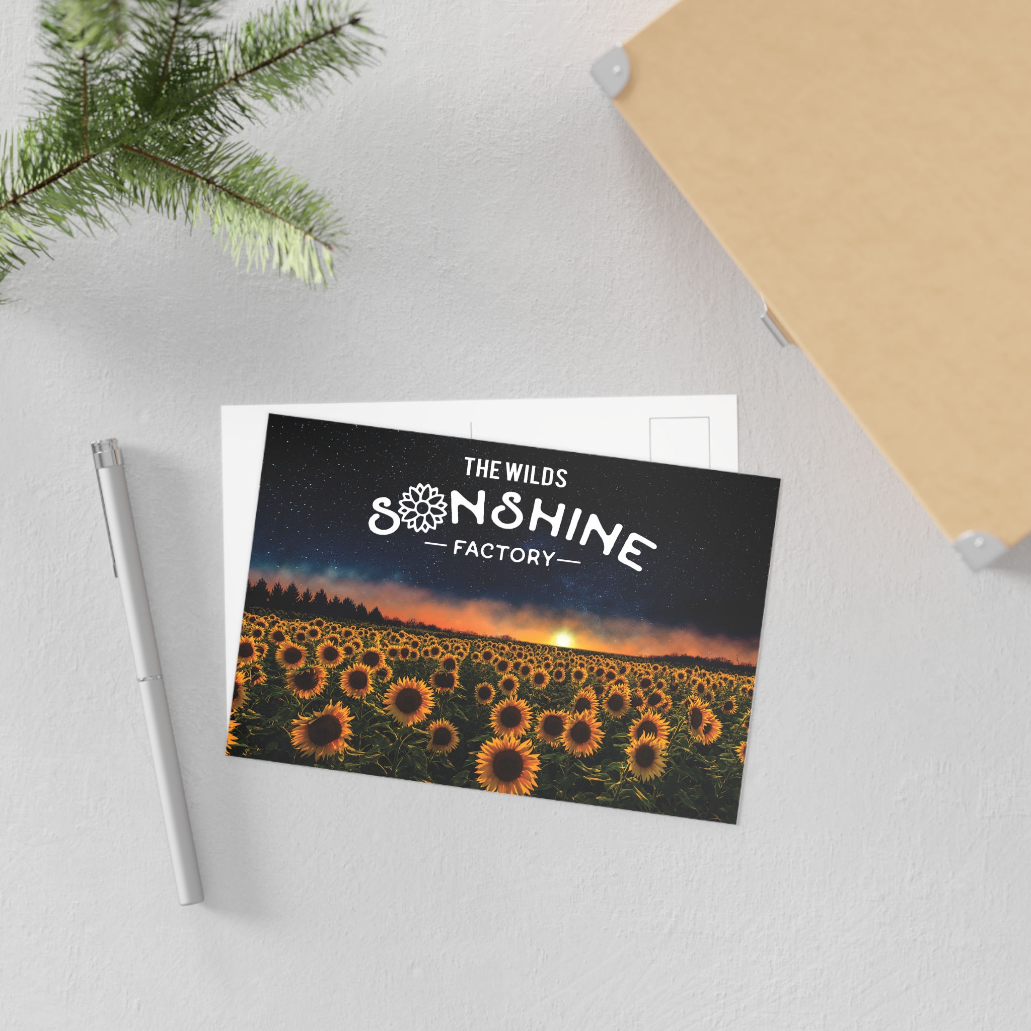 POSTCARD - WSF Sunflower Mural