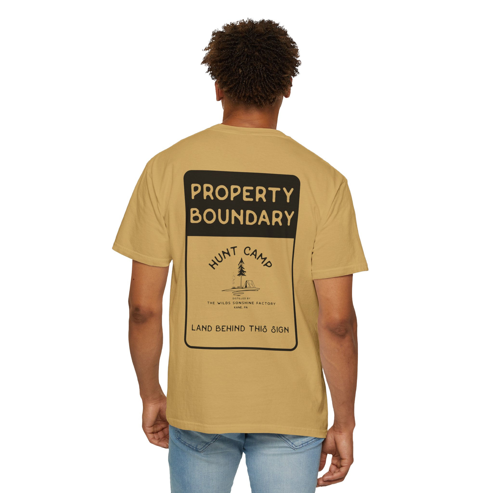 TSHIRT- Hunt Camp (Front) & Property Boundary (Back)