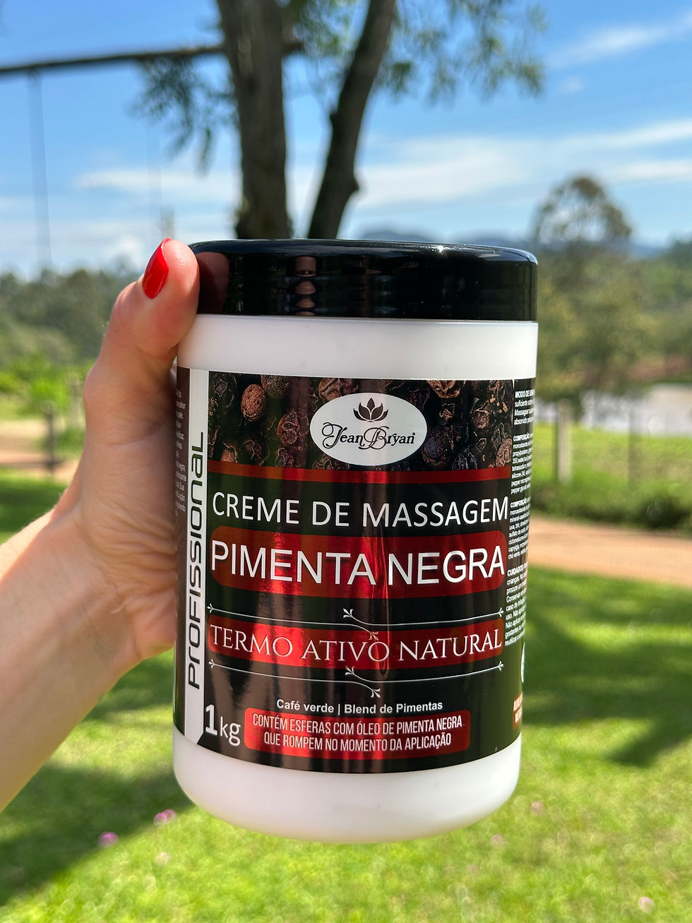 Creme de Massagem Pimenta Negra Termo Ativo 1kg