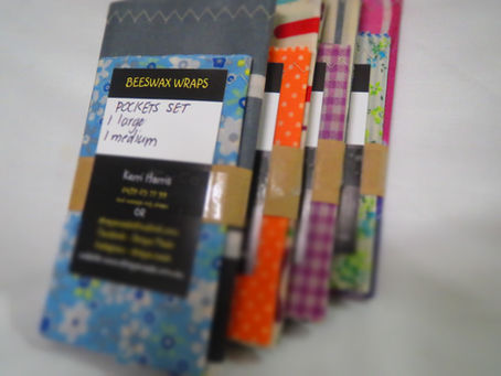 BEESWAX PACKS-SAVE MONEY-GREAT VALUE-EXCLUSIVE TO STRAYA MADE (ELASTIC & POCKETS)