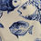 Thumbnail: peg bag white with various blue fish