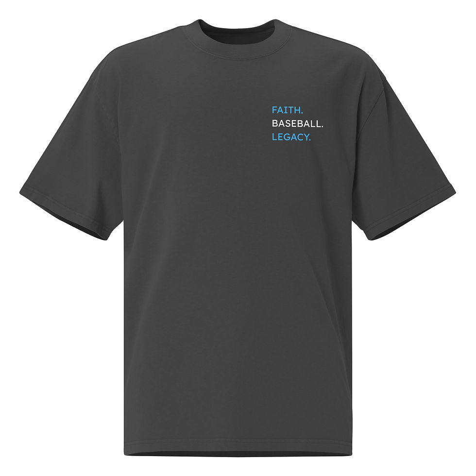 Thumbnail: Oversized Faith Baseball Legacy t-shirt