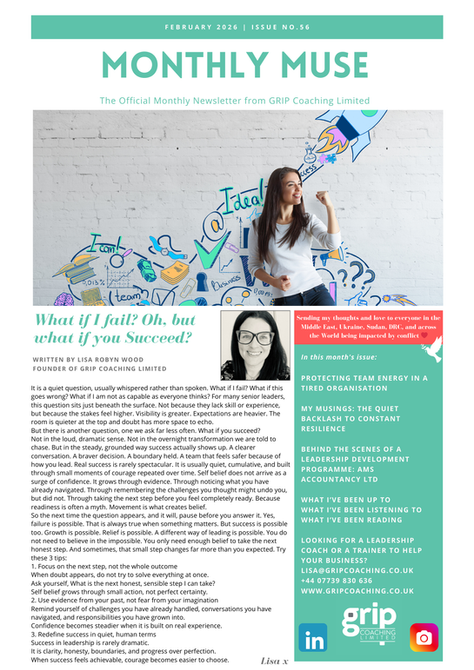 GRIP Monthly Muse - February 2026