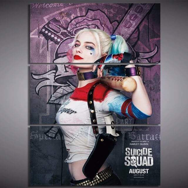 Thumbnail: Framed Harley Quinn Canvas Set