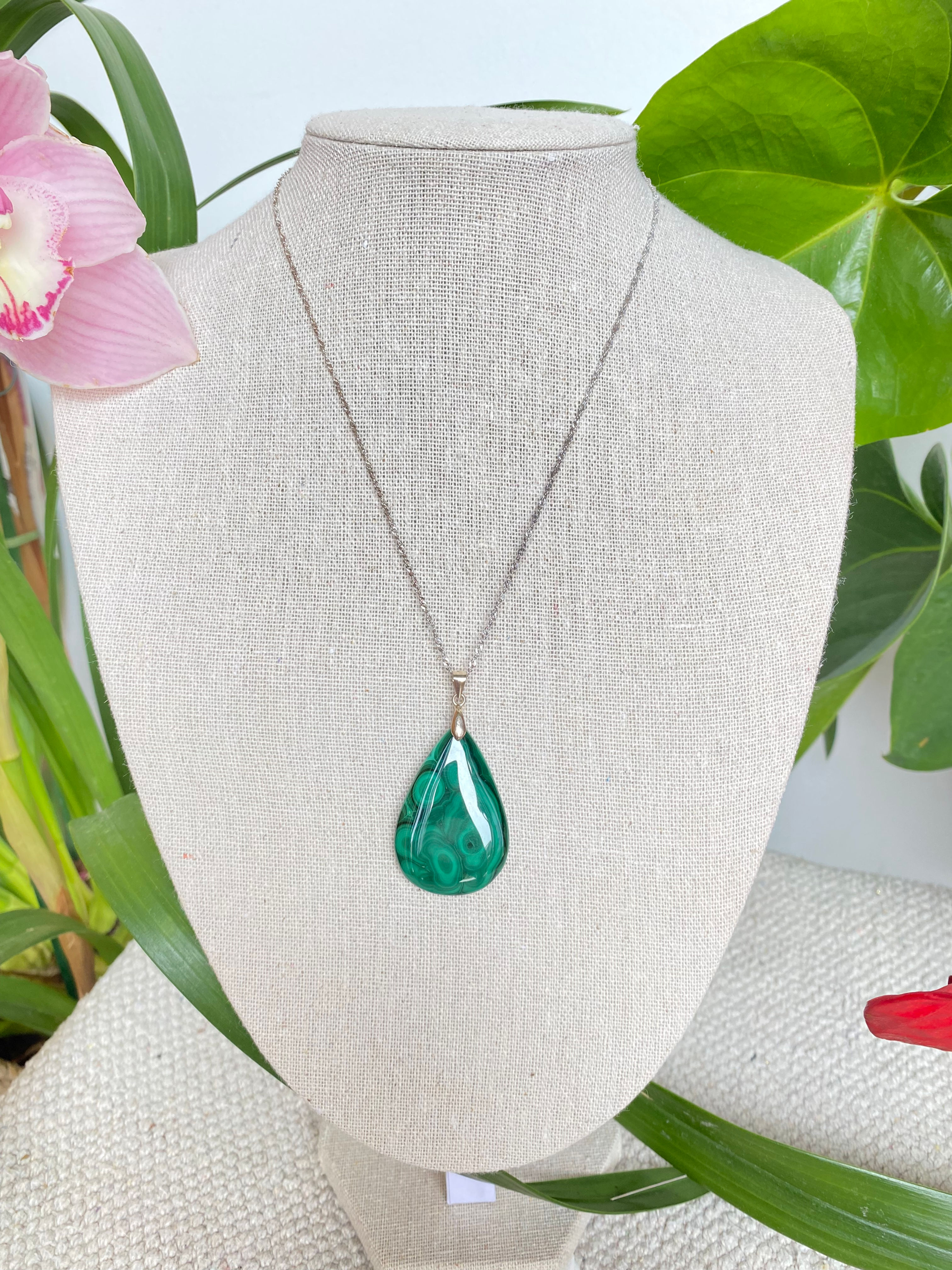 Collier Malachite
