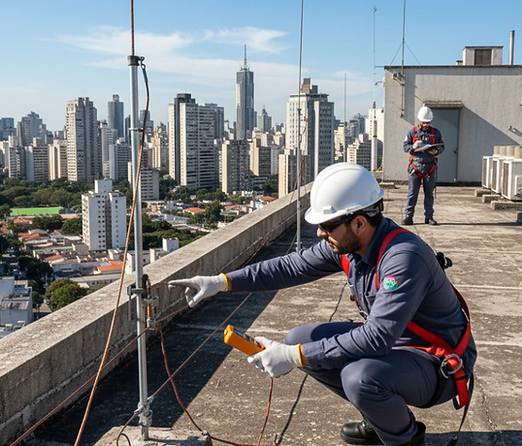 inspeção de spda em prédio no rio de janeiro