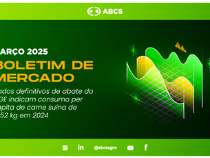 Dados definitivos de abate do IBGE indicam consumo per capita de carne suína de 19,52 kg em 2024