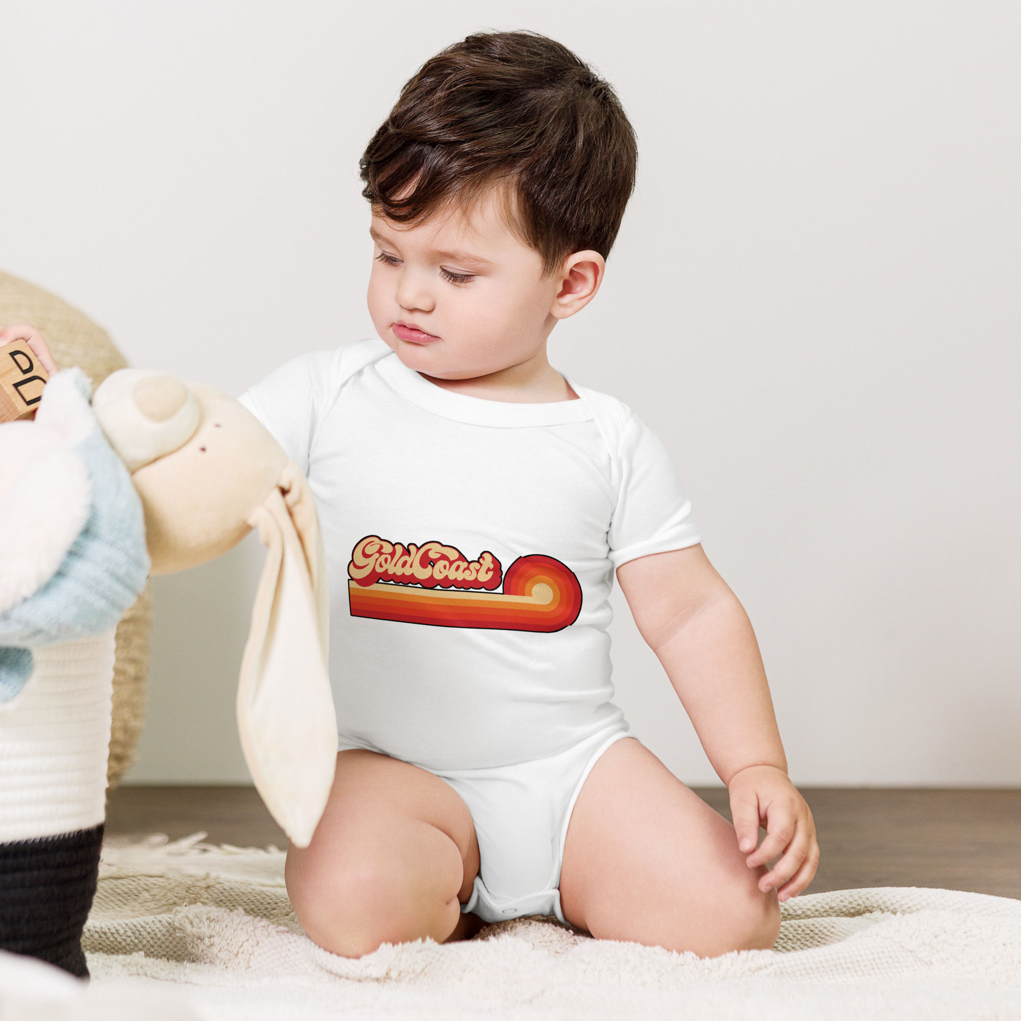 GoldCoast Onesie- White
