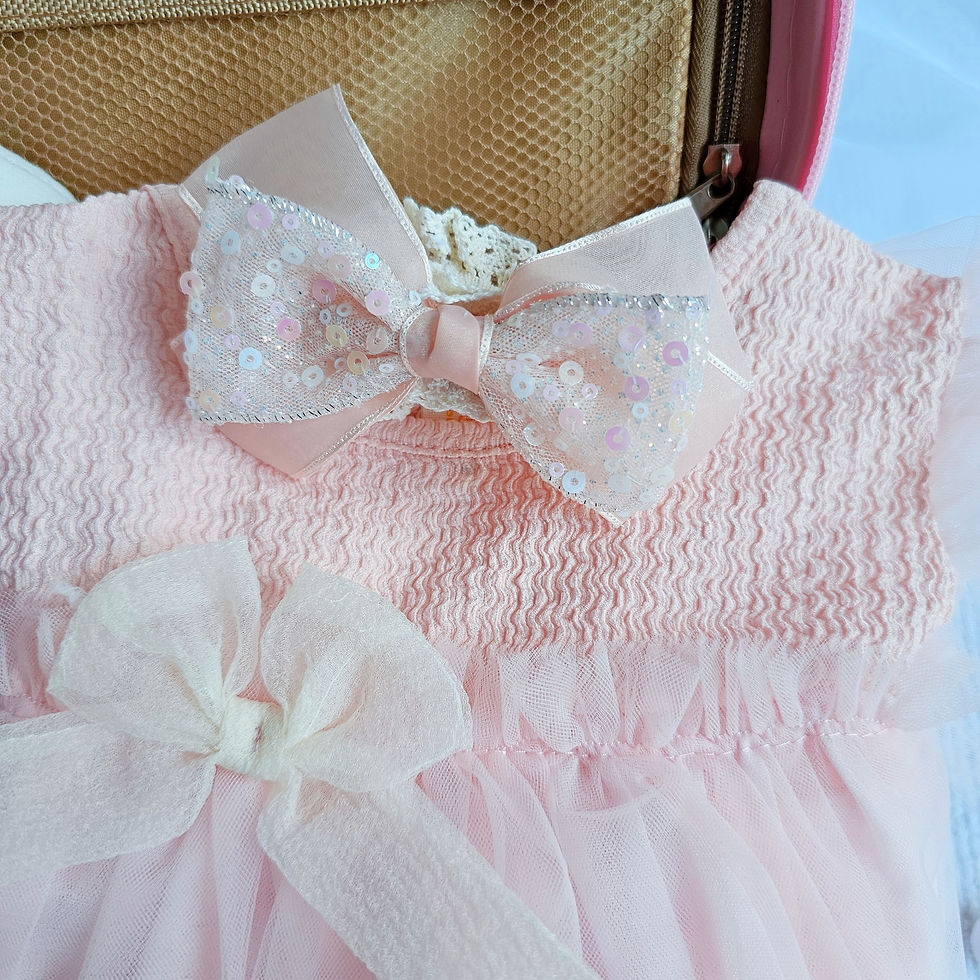 Thumbnail: Birthday 1YO Ribbon Princess Mini Luggage Gift Set 