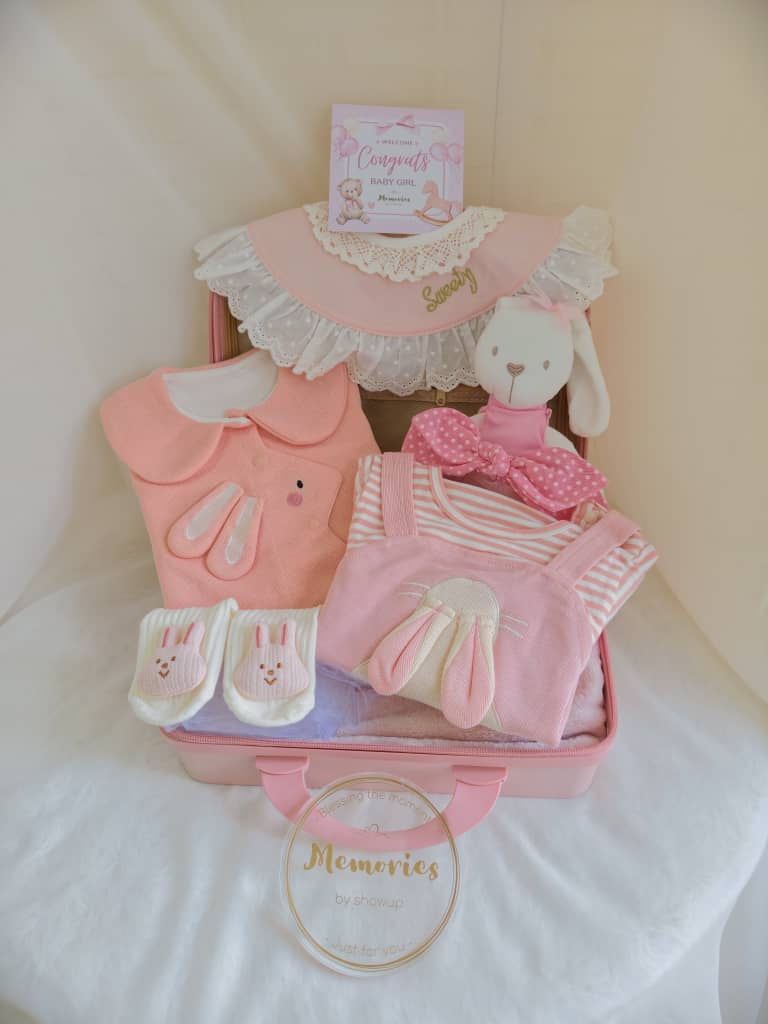 Lovely Bunnies Mini Luggage Gift Set