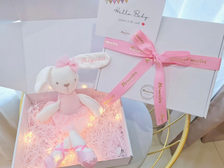Thumbnail: Embroidery Lace Dress Bunny Gift BOX 