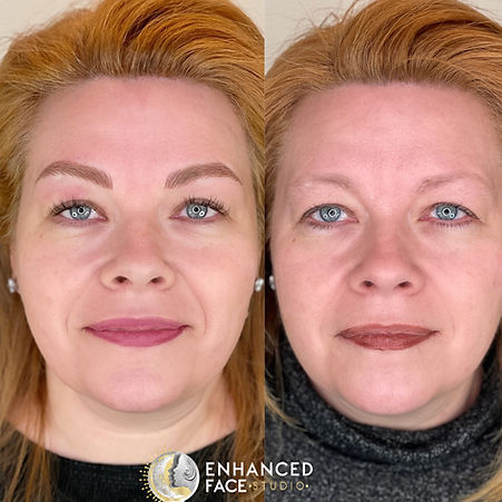 Colour matching is important in your eyebrow appointment, Enhanced Face Studio gets it right