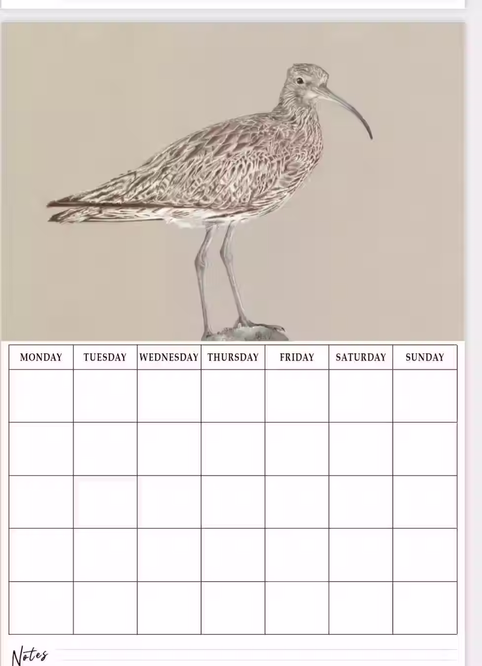 Thumbnail: 2026 Calendar