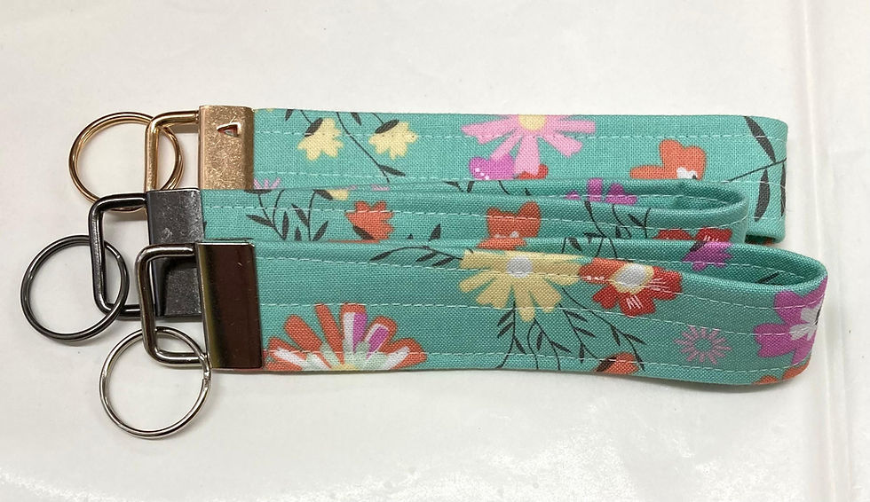 Thumbnail: Handmade Fabric Keyrings