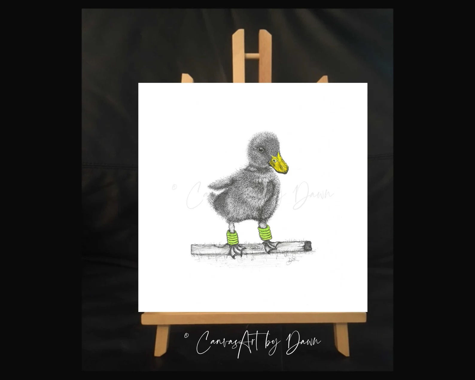 80s Duckling Art Print CBD022