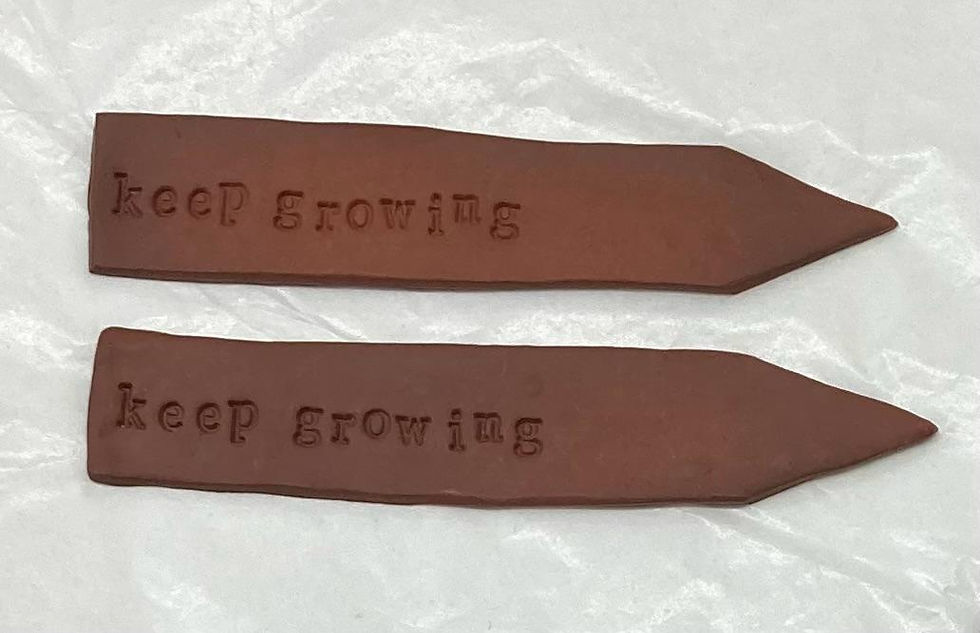 Thumbnail: Clay Herb Plant Markers