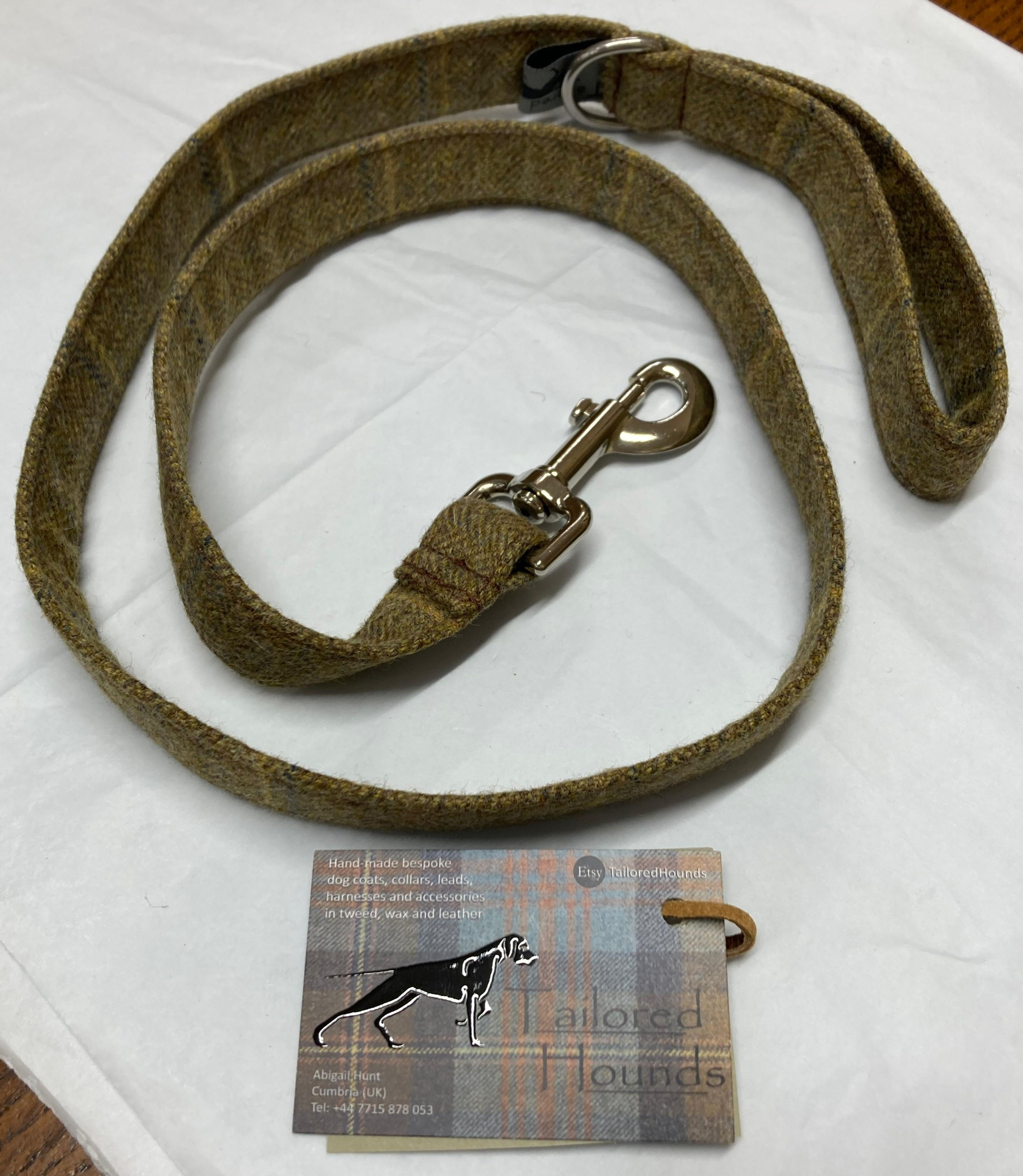 TH020 Harris Tweed Dog Lead