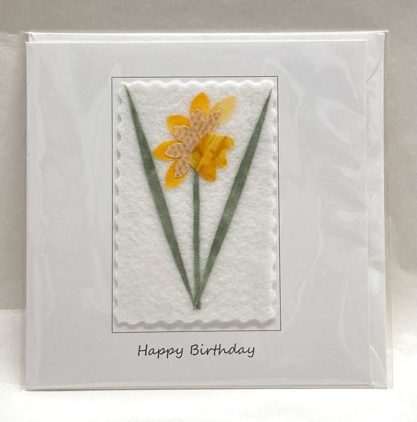 Daffodil Birthday Card