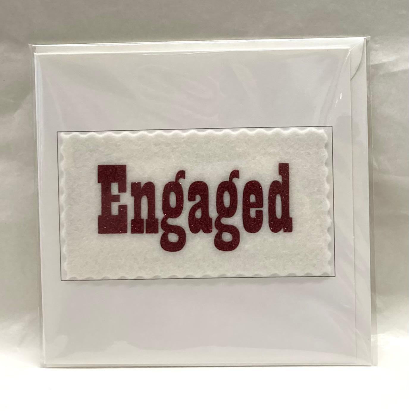 "Engaged" Blank Card