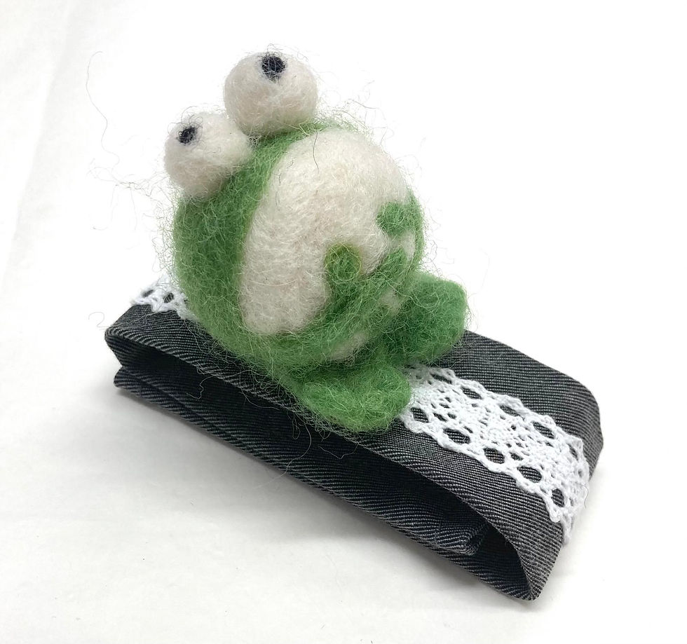 Frog Wristband Pin Cushion