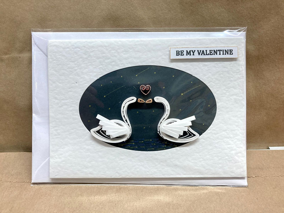 'Valentines' Quilled Cards